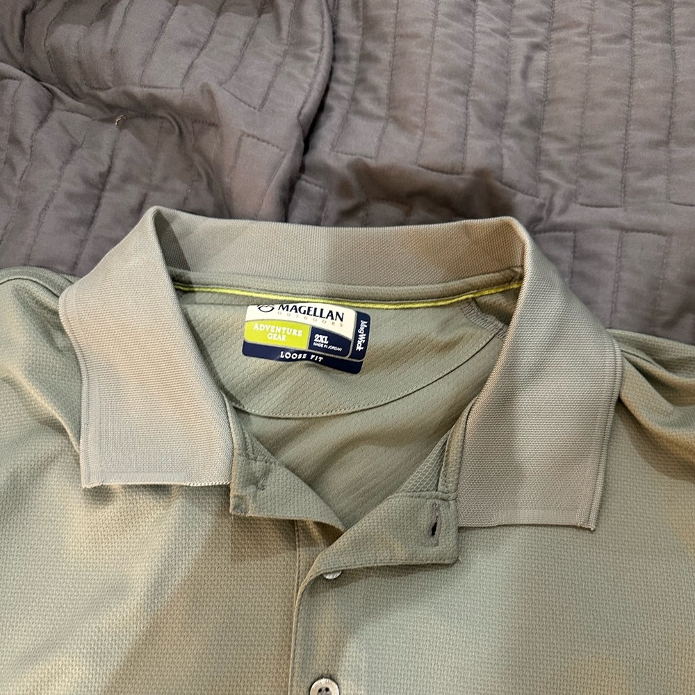 Magellan short sleeve collar shirt